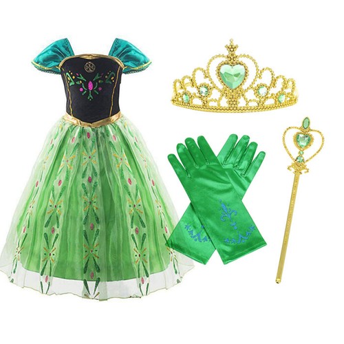 Anna elsa kostüm - anna,
