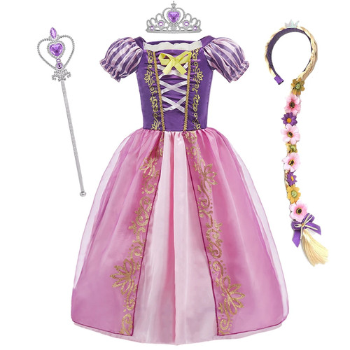 Rapunzel kleid mädchen - rapunzel,