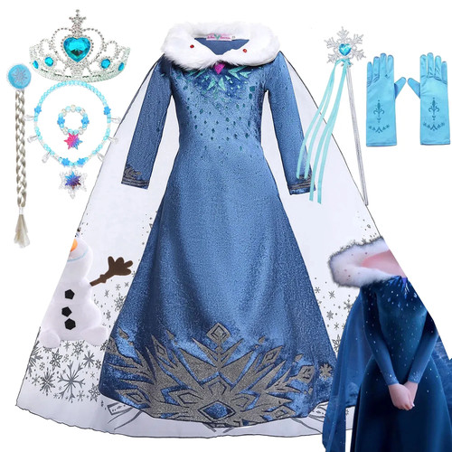 Elsa eiskönigin samtkleid - elsa,