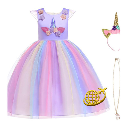 Prinzessin kleid einhorn 110cm - kleid,